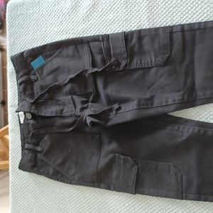 Bnwt dark navy Blue cargo skinny pants size 4